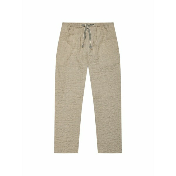 オール赤ちょうちん 赤銅色 メンズ 心地よいズボン下 ボトムス Sonoran drawstring-detail textured cotton trousers Neutrals