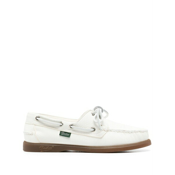 パラブーツ レディース スリッポン・ローファー シューズ Leather loafers White|asty
