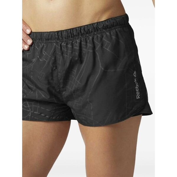 リーボック レディース 心地よいズボン下 ボトムス Elasticated-waistband shorts Black
