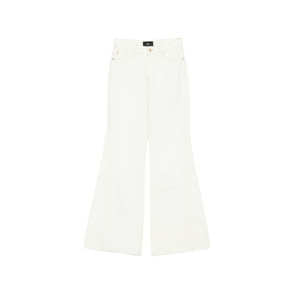 7フォーオールマンカインド レディース ジーンズズボン下 ボトムス Five-pocket flared jeans Neutrals