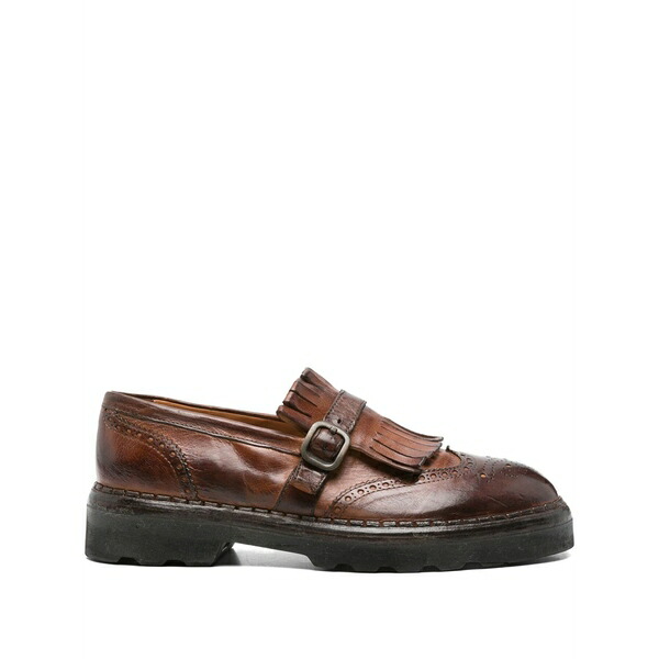 イレブンティ メンズ 御召しものシューズ シューズ Tassel-buckle monk shoes Brown