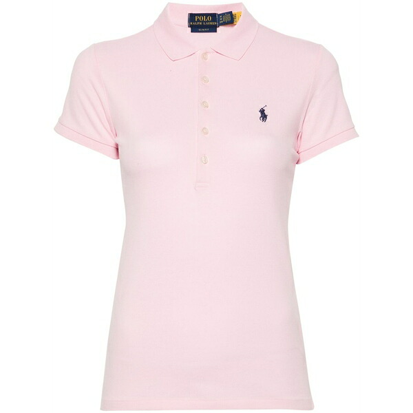 ラルフローレン レディース スポーツシャツ トップス Polo pony cotton polo shirt Pink