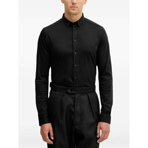 モス モッシュ メンズ シャツ トップス Mmgmarco buttoned shirt Black