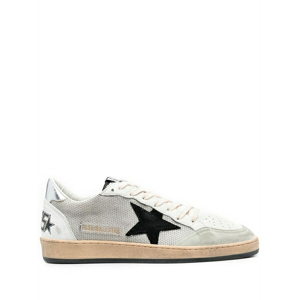 ゴールデングース メンズ スニーカー シューズ Ball-star low-top sneakers White|asty