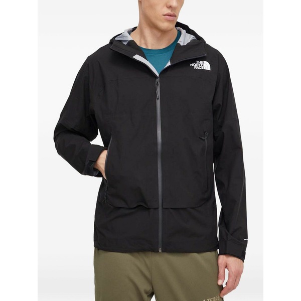 ノースフェイス メンズ ジャケット&ブルゾン アウター Logo-detail hooded jacket Black|asty