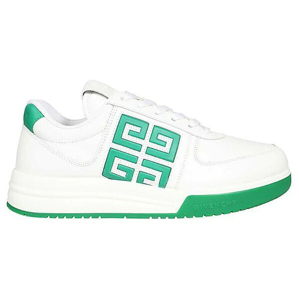 Givenchy ジバンシー メンズ スニーカー  【Givenchy G4 Logo Sneaker White Green】  大きさ US_10(28.0糎) White/Green