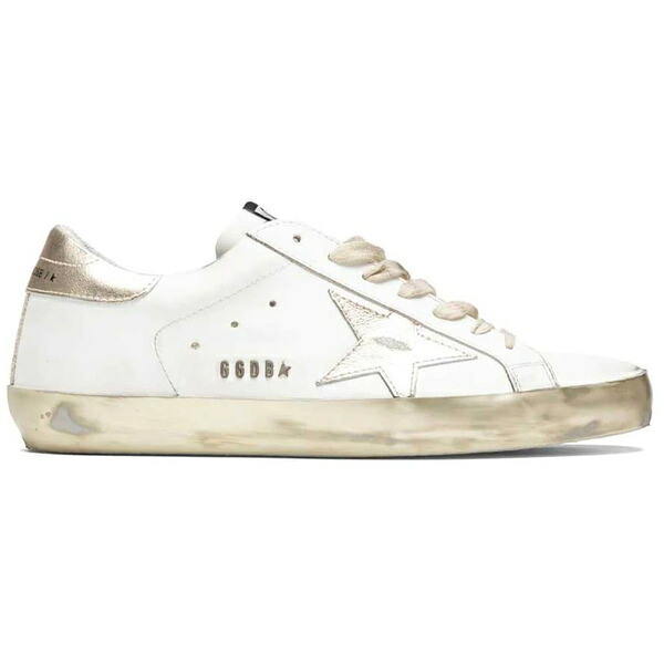 Golden Goose ゴールデングース メンズ スニーカー  【Golden Goose Super-Star White Gold Sparkle】  サイズ US_11(29.0cm) White/Gold
