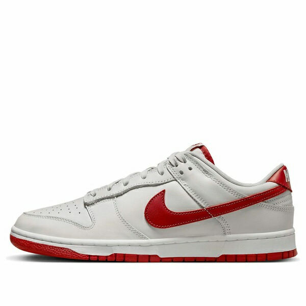 Nike ナイキ メンズ スニーカー ダンク 【Nike Dunk Low \u0027Vast Grey Varsity Red\u0027 FJ0832-011】  大きさ US_M_14