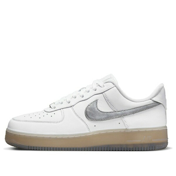 Nike ナイキ メンズ スニーカー 空軍 【Nike Air Force 1 \u002707 Premium \u0027White Metallic Silver\u0027 DX3945-100】  大きさ US_5(23.0糎)