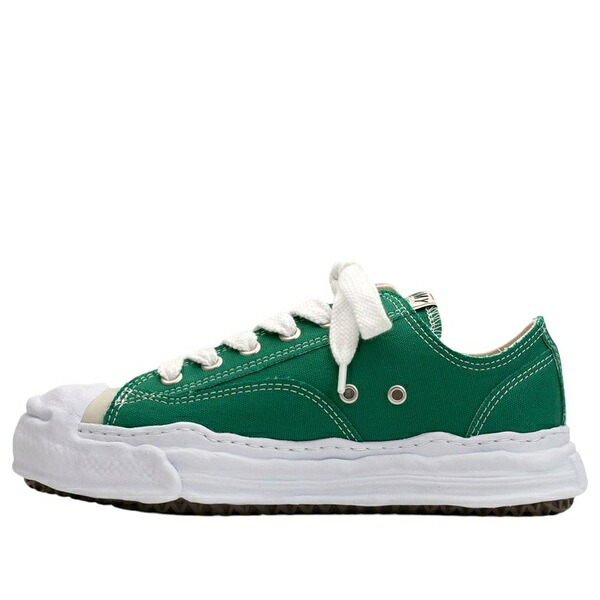 Maison MIHARA YASUHIRO ミハラヤスヒロ メンズ スニーカー 【Maison MIHARA YASUHIRO Hank OG Sole Canvas Low-top 'CL Green' A05FW702-CLGREEN】 サイズ US_5(23.0cm)｜asty 108,240円