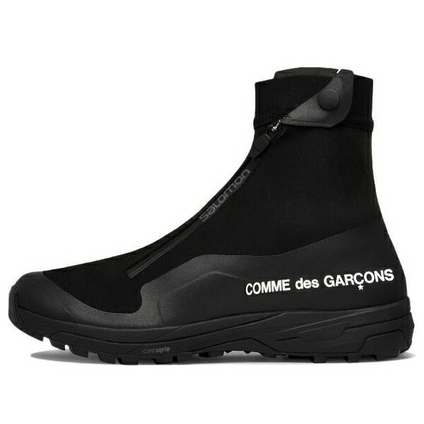 SALOMON サロモン メンズ スニーカー 【COMME des GARCONS x SALOMON XA-Alpine 2 'Triple Black 416819 / L41681900】 サイズ US_7.5(25.5cm)|asty