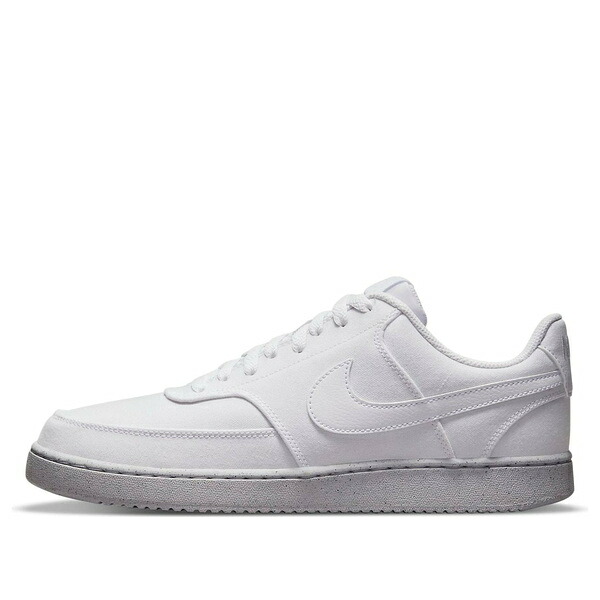 Nike ナイキ メンズ スニーカー 【Nike Court Vision Low Canvas Next Nature \u0027Triple White\u0027 DJ6260-100】  大いさ US_6.5(24.5糎) 靴-メンズ靴