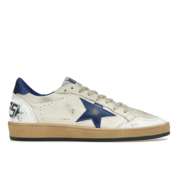 Golden Goose ゴールデングース メンズ スニーカー  【Golden Goose Ball-Star Low White Bluette】  サイズ US_M_13 White/Bluette