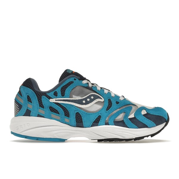 Saucony サッカニー メンズ スニーカー 【Saucony Grid Azura 2000 Denim】 サイズ US_9.5(27.5cm) Denim/Capri/White|asty