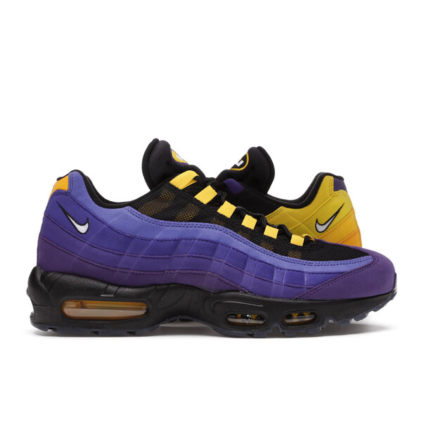 Nike ナイキ メンズ スニーカー  【Nike Air Max 95 NRG LeBron Lakers】  大きさ US_12.5(30.5珊) Black/White-Amarillo-Court Purple