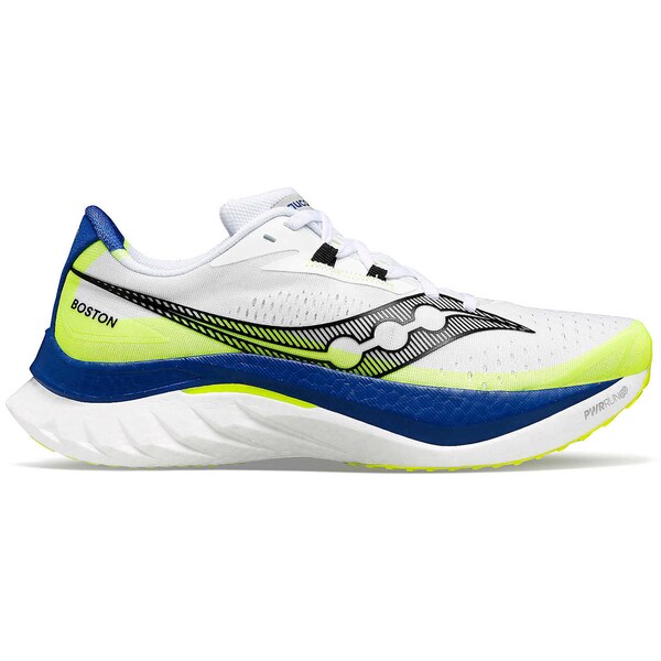 Saucony サッカニー メンズ スニーカー  【Saucony Endorphin Speed 4 Boston】  大きさ US_9(27.0糎) White/Blue