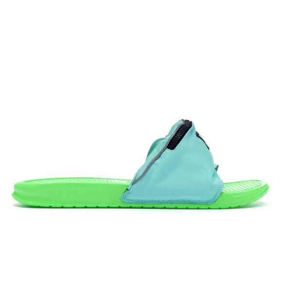 Nike ナイキ メンズ スニーカー  【Nike Benassi JDI Fanny Pack Green】  大きさ US_10(28.0珊) Aurora/Obsidian-Green Strike