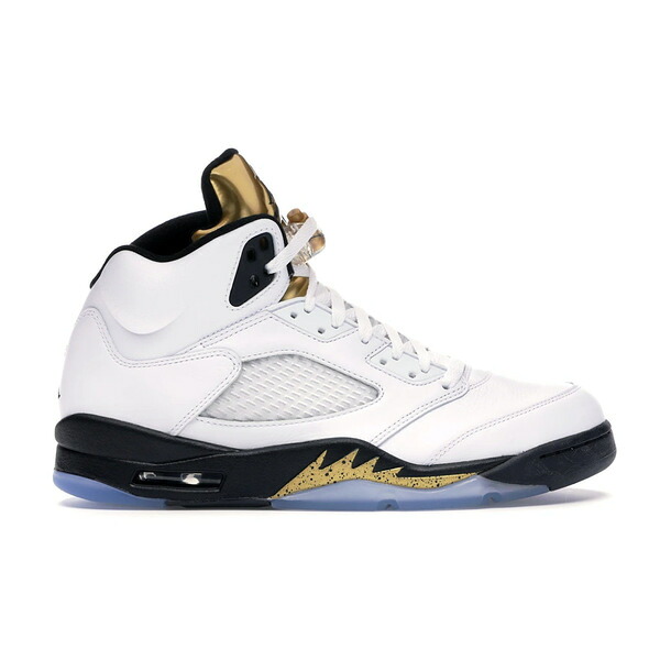 Jordan ジョーダン メンズ スニーカー  【Jordan 5 Retro Olympic (2016)】  大きさ US_11.5(29.5珊) White/Black-Metallic Gold Coin