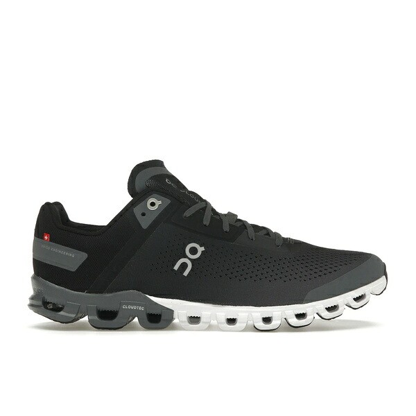 On オン メンズ スニーカー  【On Running Cloudflow 3.0 Black Asphalt Grey】  大いさ US_11.5(29.5糎) Black/Asphalt