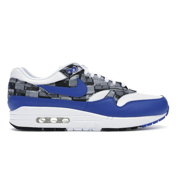 Nike ナイキ メンズ スニーカー  【Nike Air Max 1 atmos We Love Nike (Game Royal)】  大いさ US_12(30.0糎) White/Game Royal-Neutral Grey