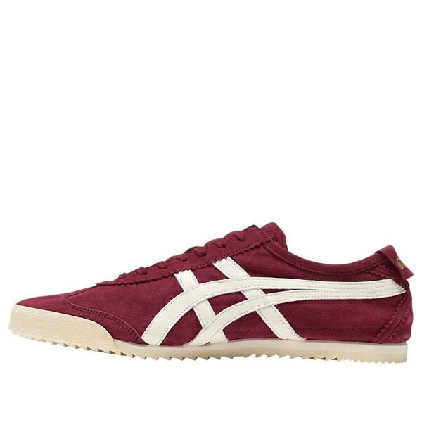 Onitsuka Tiger オニツカタイガー メンズ スニーカー 【Onitsuka Tiger Nippon Made Mexico 66 Deluxe 'Burgundy Cream' 1181A507-600】 サイズ US_11.5(29.5cm)｜asty