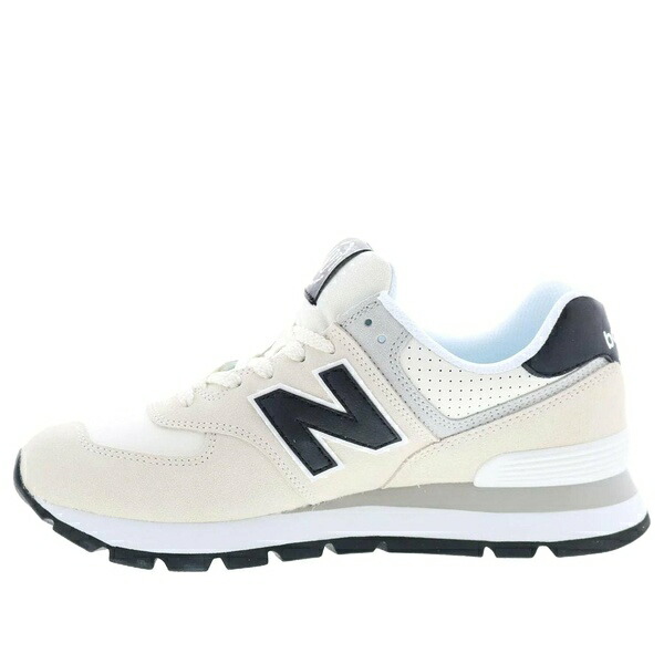 New Balance ニュー平衡にする メンズ スニーカー  【New Balance 574 \u0027 White Black\u0027 ML574DBS】  大きさ US_12(30.0糎)