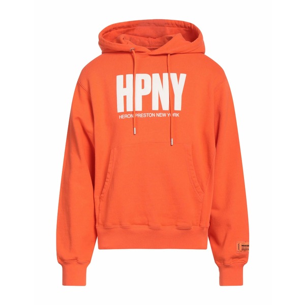 【送料無料】 ヘロン プレストン メンズ パーカー・スウェットシャツ アウター Sweatshirts Orange