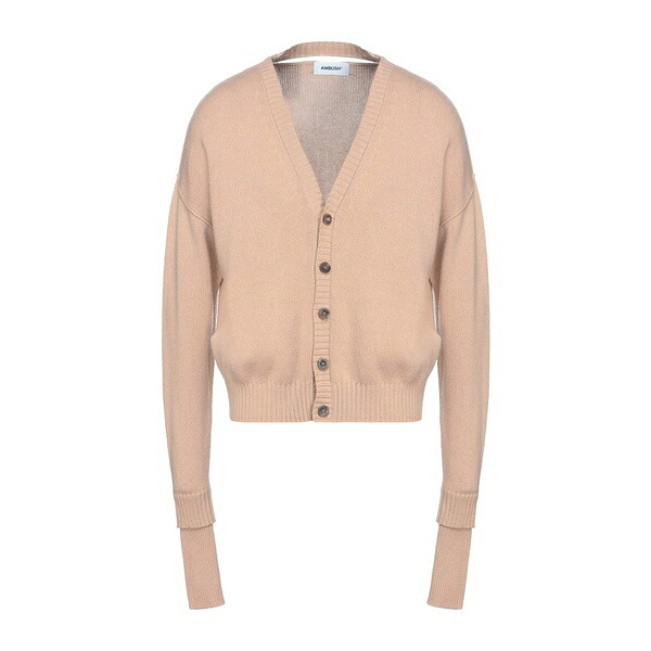 【送料無料】 アンブッシュ メンズ カーディガン アウター Cardigans Beige|asty