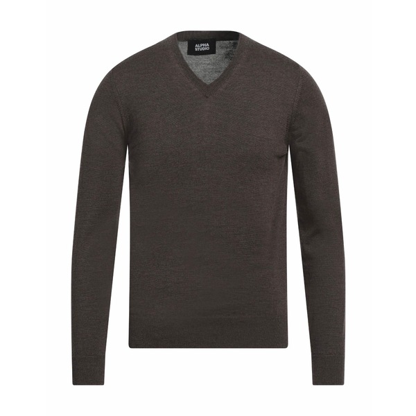 【送料無料】 アルファス テューディオ メンズ ニット&セーター アウター Sweaters Brown 19,965円