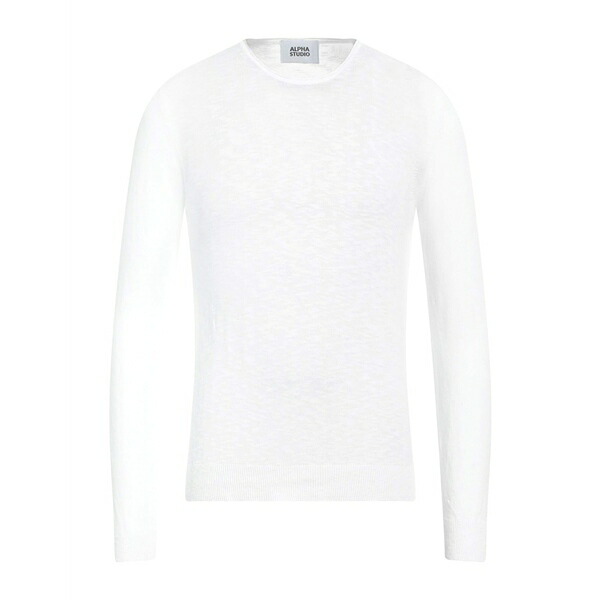 【送料無料】 アルファス テューディオ メンズ ニット&セーター アウター Sweaters White