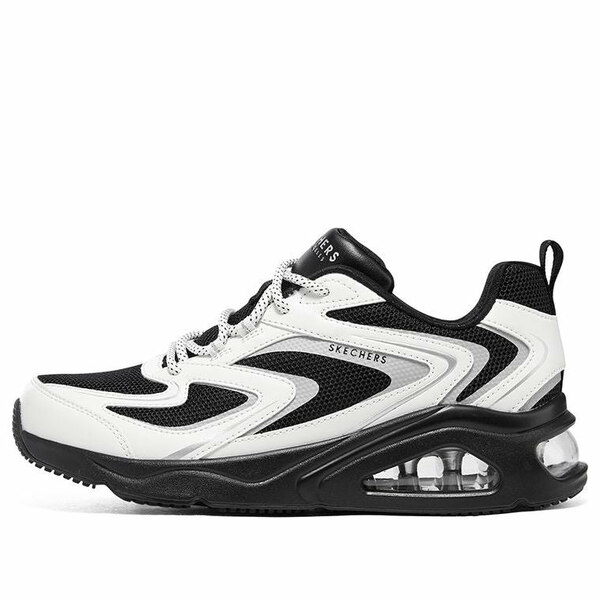 Skechers スケッチャーズ レディース スニーカー  【(WMNS) Skechers Tres-Air treet Fl-Air - Black White 177424-BKW】  サイズ US_9(26.0cm)