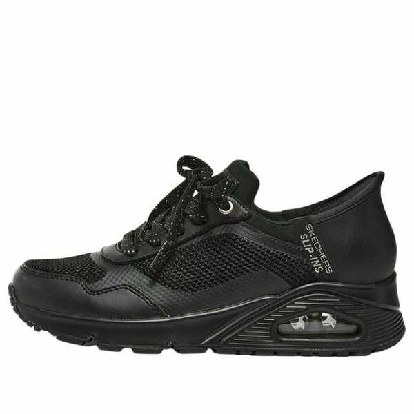 Skechers スケッチャーズ レディース スニーカー  【(WMNS) Skechers Uno Slip-In Air \u0027Pure Black\u0027 177111-BBK】  大きさ US_7(24.0糎)