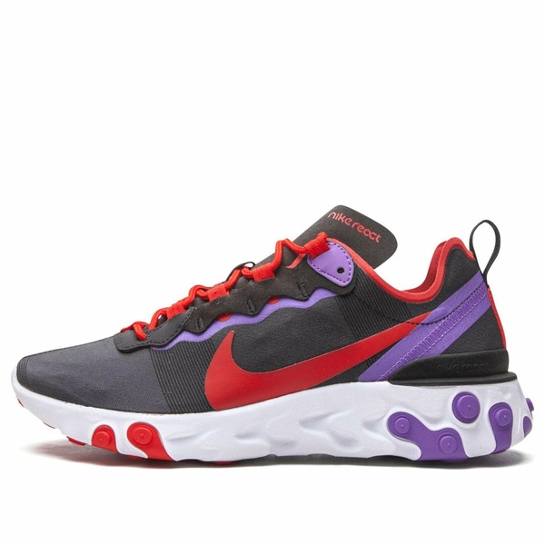 Nike ナイキ レディース スニーカー  【(WMNS) Nike React Element 55 Black Red Purple CQ9903-001】  サイズ US_7.5(24.5cm)