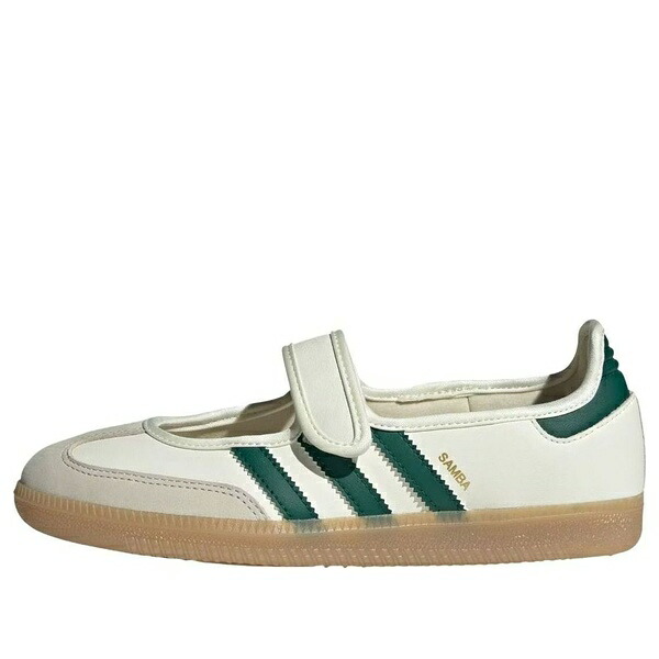 adidas アディダス レディース スニーカー  【(WMNS) adidas Samba Jane Off White Collegiate Green IH6485】  サイズ US_7(24.0cm)