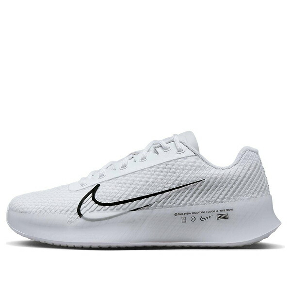 Nike ナイキ レディース スニーカー  【(WMNS) Nike Court Air Zoom Vapor 11 \u0027White Black\u0027 DR6965-100】  大きさ US_6.5(23.5糎)