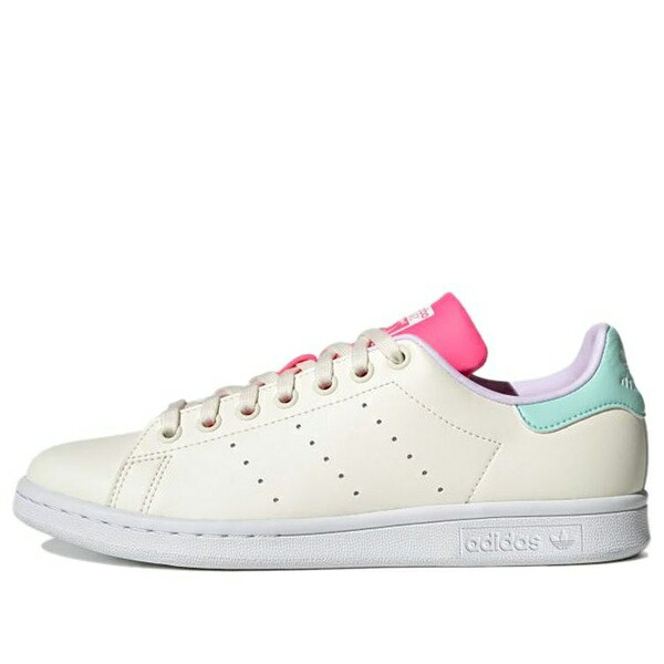 adidas アディダス レディース スニーカー  【(WMNS) adidas Stan Smith \u0027Cream Pink Mint\u0027 G55669】  大きさ US_W_10.5