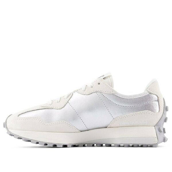 New Balance ニューバランス レディース スニーカー  【(WMNS) New Balance 327 Metallic Silver Sea Salt WS327GLA】  サイズ US_9.5(26.5cm)