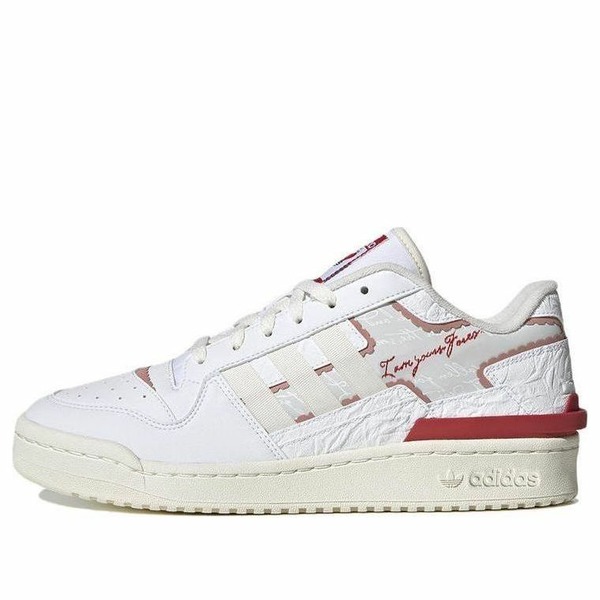 adidas アディダス レディース スニーカー 【(WMNS) adidas originals FORUM Exhibit Low 2 'White Red' IE7996】 サイズ US_6.5(23.5cm)|asty