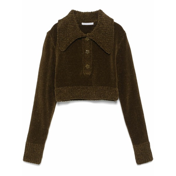 セシリー・バンセン レディース 編み物\u0026スウェーター アウター Calla sweater Green