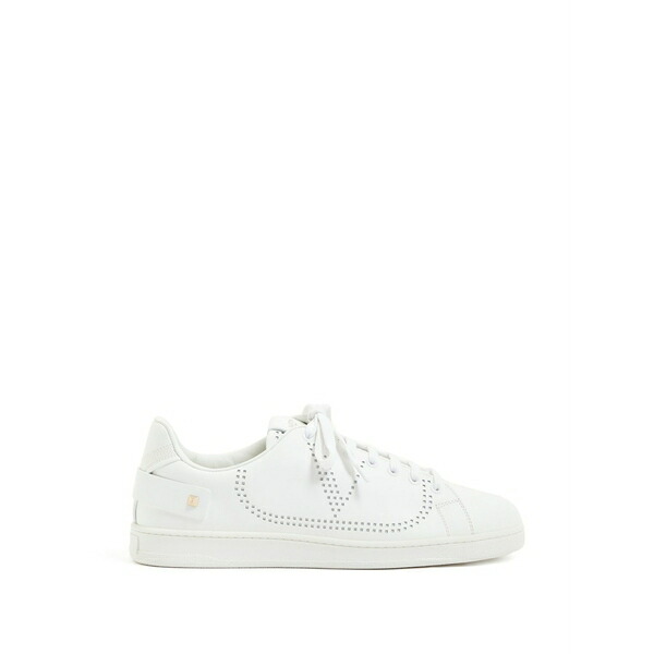 ヴァレンティノ ガラヴァーニ メンズ スニーカー シューズ Backnet calfskin trainers White