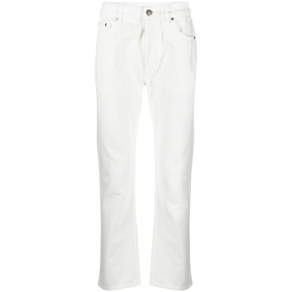 パーム・エンジェルス メンズ ジーンズズボン下 ボトムス Logo-embossed straight jeans White