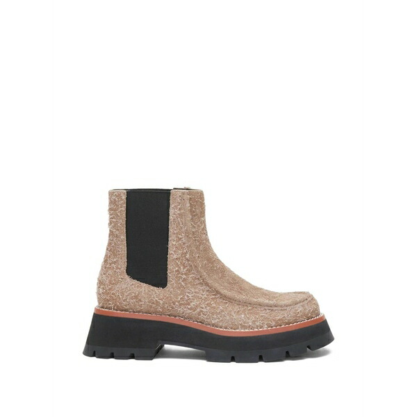 スリーワンフィリップリム レディース ブーツ シューズ Kate textured chelsea boots Neutrals|asty