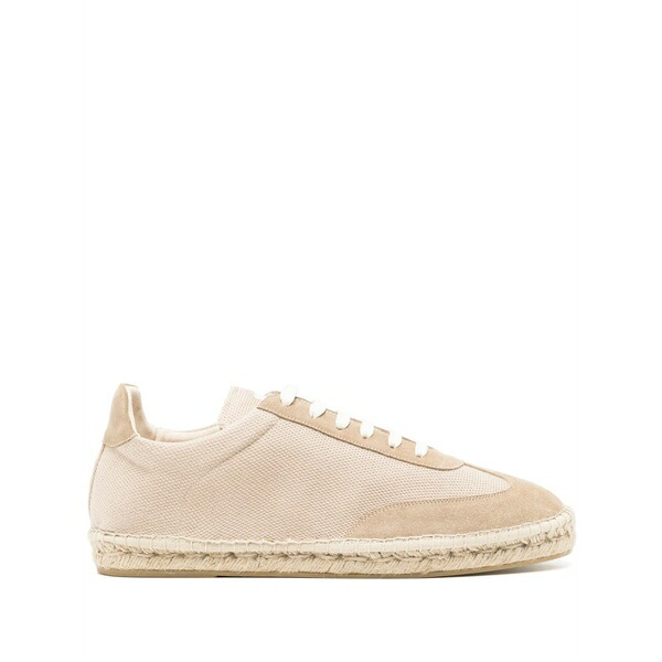 イレブンティ メンズ サンダル シューズ Lace-up canvas espadrilles Neutrals