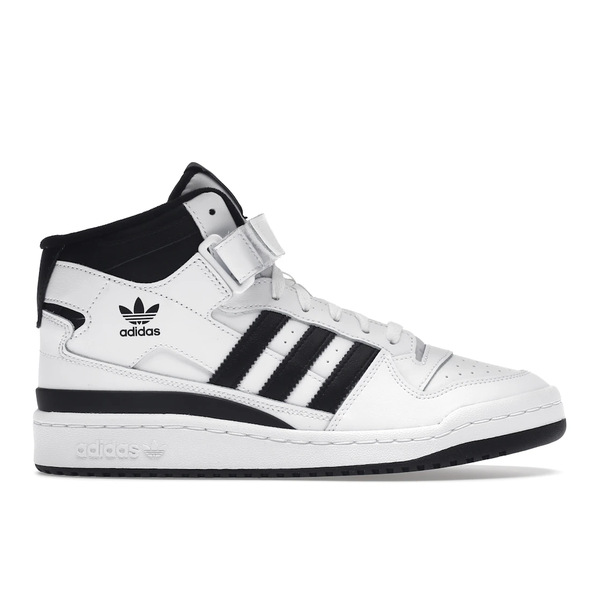 adidas アディダス メンズ スニーカー  【adidas Forum Mid White Black】  大いさ US_8.5(26.5糎) Footwear White/Core Black/Footwear White スニーカー-メンズ靴-靴
