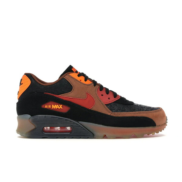 Nike ナイキ メンズ スニーカー  【Nike Air Max 90 Halloween (2014)】  サイズ US_12(30.0cm) Black/Cognac/Total Orange/Team Red