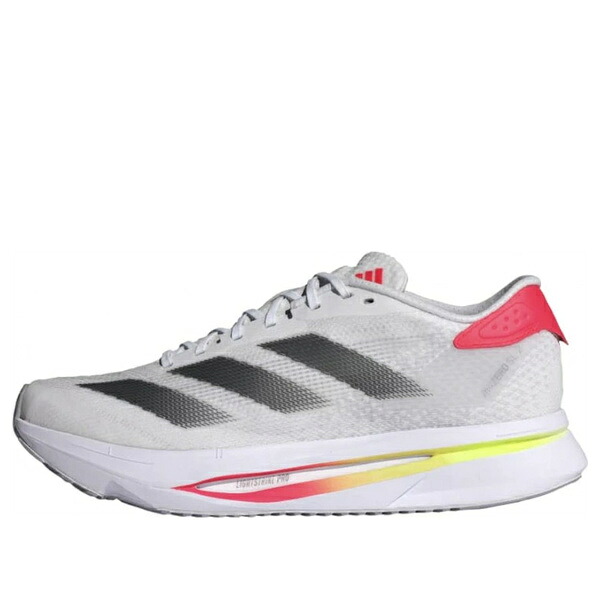 adidas アディダス レディース スニーカー  【(WMNS) adidas Adizero SL2 \u0027Cloud White Core Black Lucid Red\u0027 JR0738】  大きさ US_5(22.0珊)