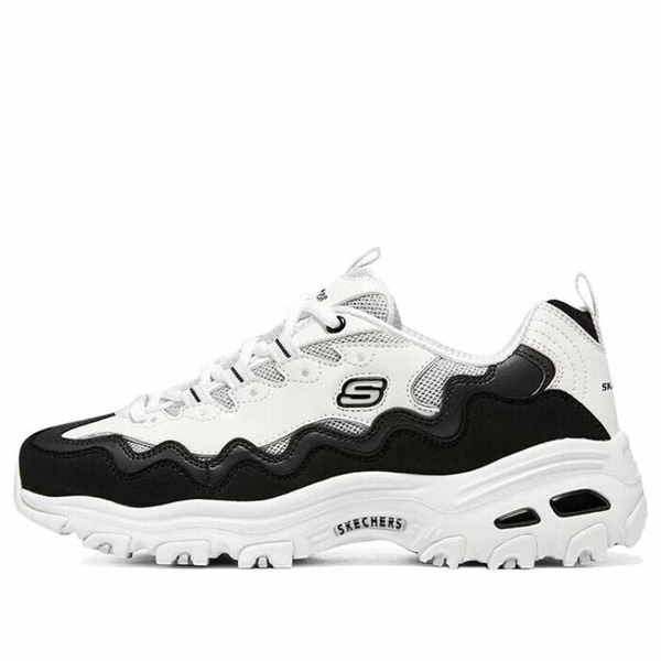 Skechers スケッチャーズ レディース スニーカー  【(WMNS) Skechers D\u0027LITES 1.0 \u0027White Black\u0027 149792-WBK】  大きさ US_7(24.0糎)