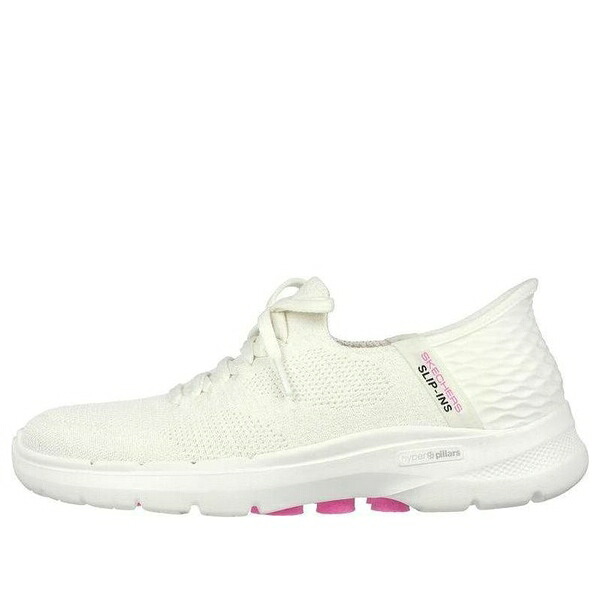 Skechers スケッチャーズ レディース スニーカー  【(WMNS) Skechers Go Walk 6 Lace Up \u0027Off White\u0027 124568-OFWT】  大きさ US_9(26.0珊)