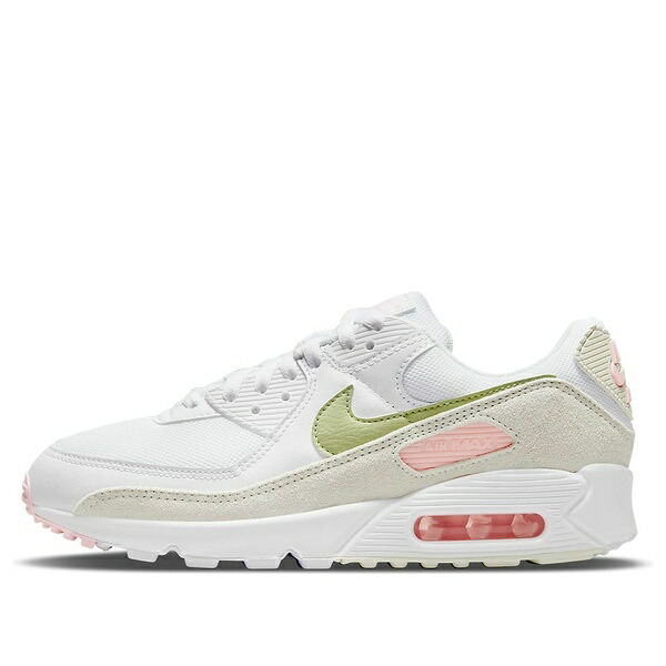 Nike ナイキ レディース スニーカー 【(WMNS) Nike Air Max 90 'White Light Olive Pink' DM2874-100】 サイズ US_6.5(23.5cm)|asty