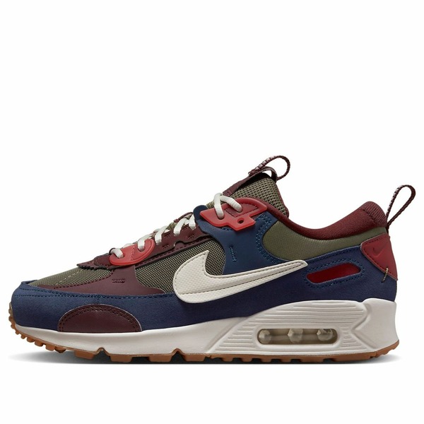 Nike ナイキ レディース スニーカー 【(WMNS) Nike Air Max 90 Futura 'Medium Olive Navy' DM9922-200】 サイズ US_8.5(25.5cm)｜asty 59,280円